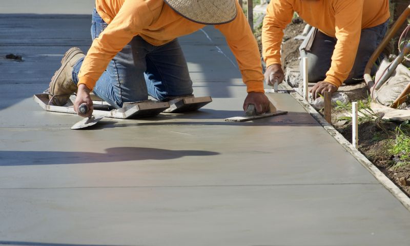 Inside of Concrete Staining